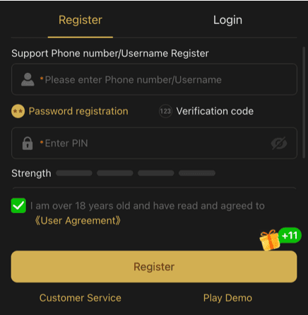 Registration at Iplwin casino